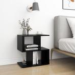 vidaXL Nachtkastjes 2 st 50x30x51,5 cm bewerkt hout zwart, Minder dan 45 cm, Verzenden, Nieuw, Minder dan 55 cm