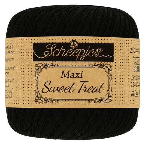 Scheepjes Maxi Sweet Treat - 110 Black, Hobby en Vrije tijd, Breien en Haken, Breien of Haken, Nieuw, Wol of Garen, Ophalen of Verzenden