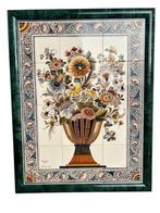 Tegel - in 18e eeuwse stijl - Makkum - 1980-1990 - Vaas met