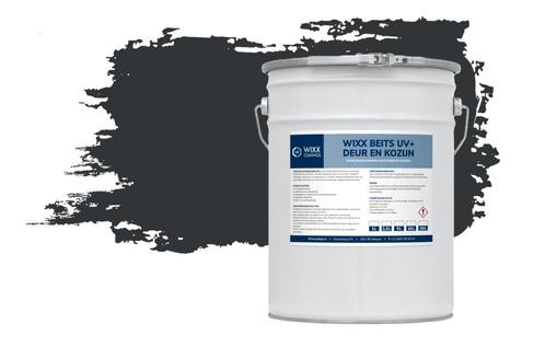 Wixx Deur en Kozijn Beits UV+ RAL 7021 | Zwartgrijs 2.5L, Doe-het-zelf en Verbouw, Verf, Beits en Lak, Beits, Zwart, Nieuw, Minder dan 5 liter