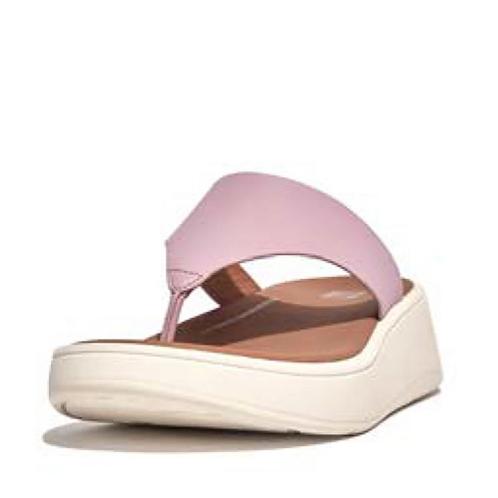 -30% FitFlop  FitFlop F-mode leather flatform toe-post sanda, Kleding | Dames, Schoenen, Slippers, Nieuw, Verzenden