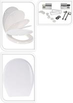 Tweedekans | WC Bril- ABS Duroplast- 18 inch- Soft Close-, Huis en Inrichting, Ophalen of Verzenden, Zo goed als nieuw, Wit