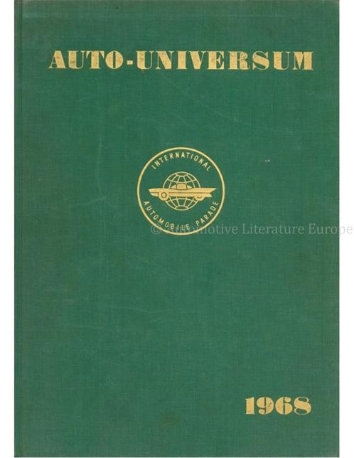 1968 AUTO UNIVERSUM JAARBOEK ENGELS, Boeken, Auto's | Folders en Tijdschriften