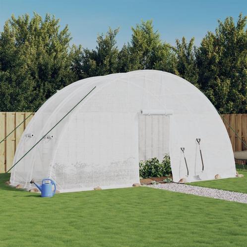 Tuinkas met stalen fundering 12 m 6x2x2,85 m (Broeikassen), Tuin en Terras, Kweekspullen, Nieuw, Verzenden