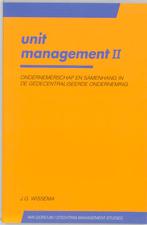 Unit management II 9789023231523 J.G. Wissema, Verzenden, Gelezen, J.G. Wissema