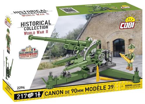 COBI 2294 Kanon de 90mm Model 1939 (Leger bouwsets), Kinderen en Baby's, Speelgoed | Bouwstenen, Nieuw, Verzenden