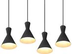 RL LIVE YOUR LIGHT Enzo - Hanglamp - 4 lichtpunten - Zwart, Huis en Inrichting, Verzenden, Nieuw