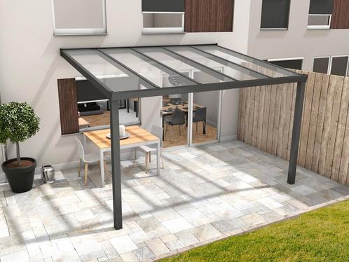 Aluminium terrasoverkapping Oase 507 x 404cm (glasdak), Tuin en Terras, Overkappingen