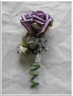 Corsage Roos Paars Antique CPR127 Maatwerk, Ophalen of Verzenden, Nieuw