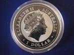 Australië. 1 Dollar 2001 Kookaburra, 1 Oz .999 (Zonder