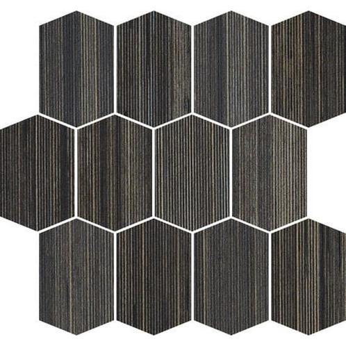 Vloertegel Douglas & Jones Textures Mat Wenge 6-Kant 30x30, Doe-het-zelf en Verbouw, Sanitair, Overige typen, Nieuw, Ophalen of Verzenden