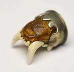 Zilver, Zeldzaam Duits jachtersroer - Charivari - Hanger -, Antiek en Kunst
