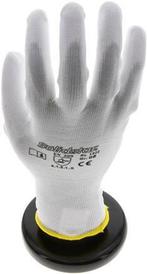 Beschermende Handschoenen Fijn Gebreid PU Coating Wit Maat 8, Verzenden, Nieuw