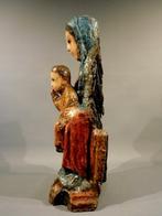 sculptuur, Sedes Sapientiae, 16e eeuw - 56 cm - Hout