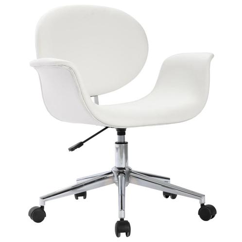 Bureau Stoel Wit: Comfortabel & Draaibaar! Retourdeal, Huis en Inrichting, Bureaustoelen, Ergonomisch, Wit, Nieuw, Bureaustoel