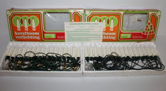 Splendor - Kerstdecoratie Splendor (2) - 2 x, Diversen, Kerst