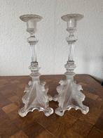 Val Saint Lambert - Kandelaar Griffon (2) - Glas, Kristal -, Antiek en Kunst