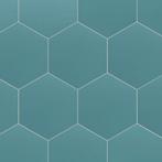 Vloertegel / wandtegel hexagon coimbra azuur blauw 17,5x20, Nieuw, Keramiek, Ophalen of Verzenden, Vloertegels