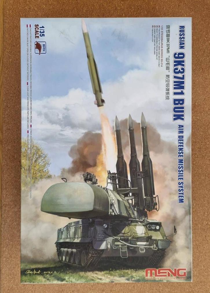 Meng Model SS-014 9K37M1 BUK 1:35, Hobby en Vrije tijd, Modelbouw | Auto's en Voertuigen, Verzenden