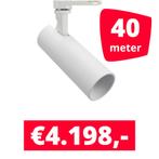 LED Railverlichting Meteora Wit 40 spots + 40M rails, Zakelijke goederen, Kantoor en Winkelinrichting | Winkel en Inventaris