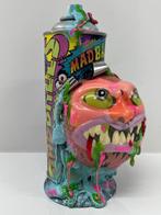 Alvin Silvrants (1979) - Madballs Wolf Breath spray can art, Antiek en Kunst