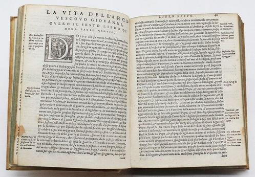 Giovio - Vite di Dicenove Huomini Illustri - 1561, Antiek en Kunst, Antiek | Boeken en Bijbels