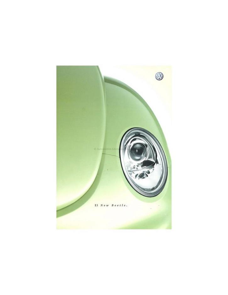 2002 VOLKSWAGEN NEW BEETLE BROCHURE SPAANS, Boeken, Auto's | Folders en Tijdschriften, Volkswagen