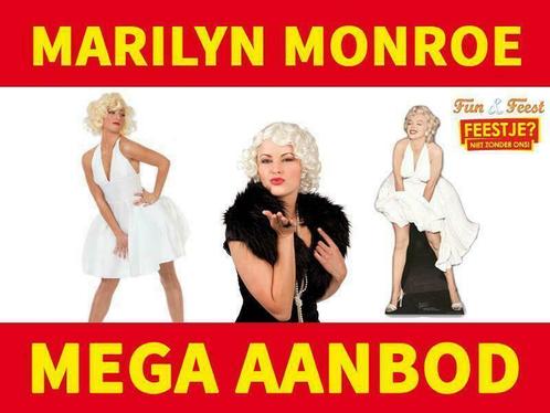 Mega aanbod - Marilyn Monroe Jurk en accessoires, Kleding | Dames, Carnavalskleding en Feestkleding, Kleding, Nieuw, Ophalen of Verzenden