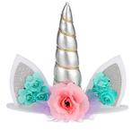 Unicorn cake topper eenhoorn taart versiering cake, Ophalen of Verzenden, Nieuw