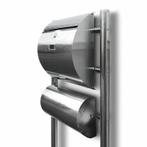 Bituxx - Staande brievenbus - Met losse krantenrol - RVS, Tuin en Terras, Brievenbussen, Verzenden, Nieuw