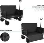 2dekans | VONROC Bolderkar – Met zitfunctie – Opvouwbaar –, Ophalen of Verzenden, Zo goed als nieuw