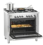 Bartscher Gasfornuis BGH 600-521 | 5 Gaspitten | Elektrische, Ophalen of Verzenden, Nieuw in verpakking