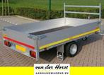 Plateauwagen 250x145 of 260x150cm aanhangwagen NIEUW, Auto diversen, Aanhangers en Bagagewagens, Nieuw