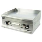 HCB Bakplaat - glad - chroom - 60 cm - 400V - RVS, Verzenden, Nieuw in verpakking, Fornuis, Frituur en Grillen