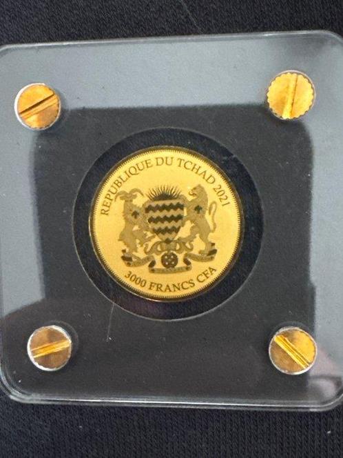 Tsjaad. 3000 Francs 2021 Germania, 1/500 Oz (.999) (Zonder, Postzegels en Munten, Munten | Europa | Niet-Euromunten