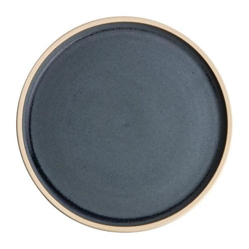 Canvas platte ronde borden | blauw graniet | 18cm | 6 stuks, Zakelijke goederen, Horeca | Overige, Verzenden