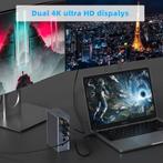 Thunderbolt 3 dockingstation Dual 4K 16-in-1 universeel, Verzenden, Nieuw