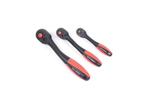 TM 1/2 Professionele Premium Ratel 72 Tands Rood / Zwart, Auto diversen, Autogereedschap, Nieuw, Verzenden