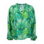 Frogbox • groene paisley blouse • 36, Verzenden, Nieuw, Maat 36 (S), Frogbox