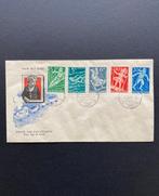 Nederland 1948 - Voorloper FDC Kinderzegels op blanco cover, Postzegels en Munten, Gestempeld