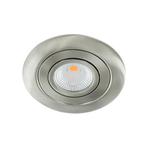 LED spot XL kantelbaar 5Watt rond NIKKEL IP65 dimbaar, Ophalen of Verzenden, Nieuw