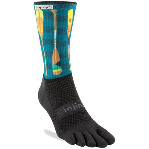 Injinji Trail Midweight Crew  Petrol - 44-47, Sport en Fitness, Bergsport en Wandelen, Kleding, Nieuw, Verzenden