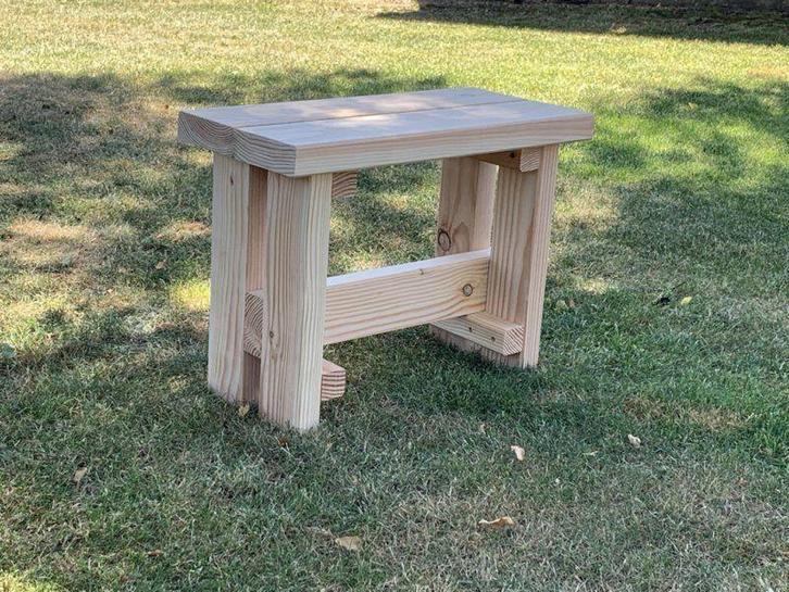 Rockwood® Krukbank Douglas Easy 6,5cm Dik!  Gratis, Kant en, Tuin en Terras, Picknicktafels, Nieuw, Hout, Rechthoekig, Ophalen of Verzenden