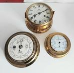 Schatz danbar baromaster scheepsklok barometer (3) - Messing, Antiek en Kunst