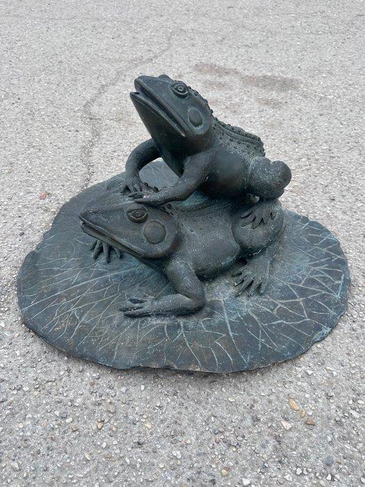 Fontein - 1940-1950 - tuin kikkerbeeld, Antiek en Kunst, Curiosa en Brocante