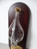 Barometer (2) - Hout, Messing - Zonnewijzer /Stormglas