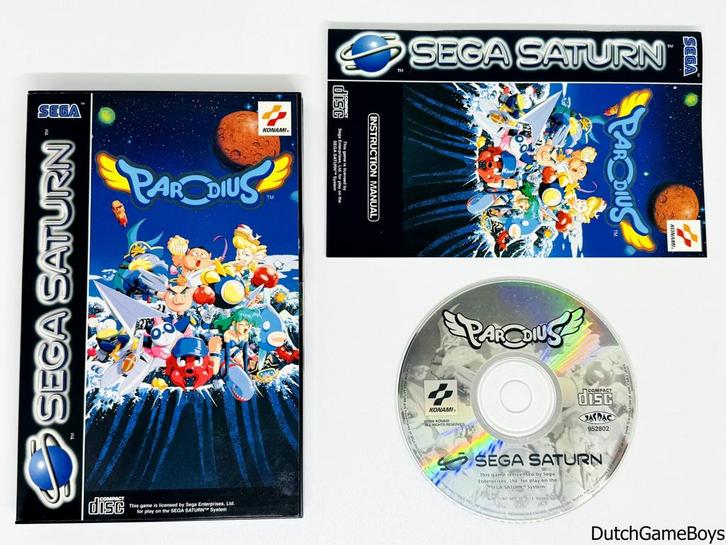Sega Saturn - Parodius, Spelcomputers en Games, Games | Sega, Gebruikt, Verzenden