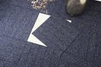 SALE!! - Tapijttegel Madrid Lines Bouclé Blauwgrijs, Ophalen of Verzenden, Nieuw