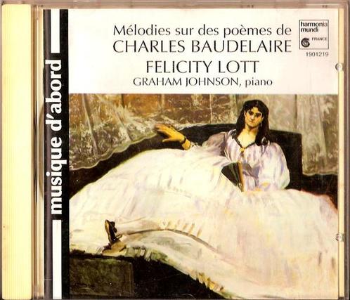 cd - Baudelaire - MÃ©lodies Sur Des Poemes De Baudelaire, Cd's en Dvd's, Cd's | Overige Cd's, Zo goed als nieuw, Verzenden