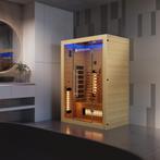 Juskys Infraroodkabine / Sauna Kiruna 130 Premium - 190 x 13, Sport en Fitness, Sauna, Verzenden, Nieuw